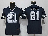 Women Limited Nike Dallas Cowboys #21 Ezekiel Elliott Navy Blue Team Color Stitched NFL Jersey,baseball caps,new era cap wholesale,wholesale hats